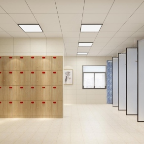 现代汗蒸室公共浴室3D模型下载